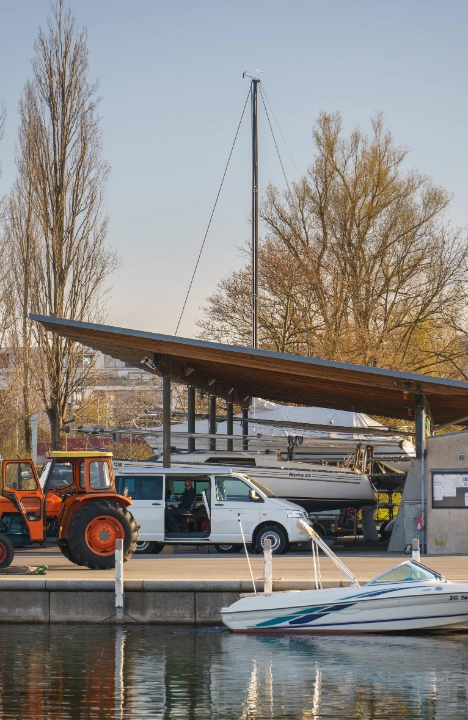 Hafen Prüfung Schiff STVA Zug