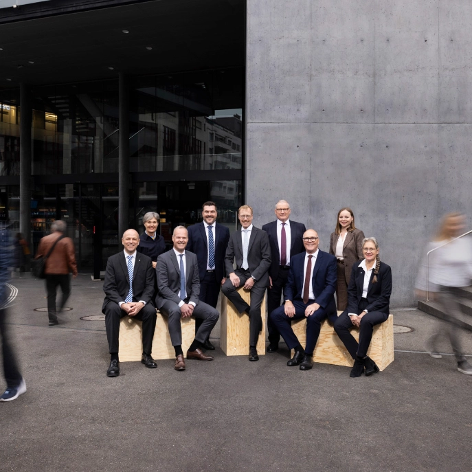 Government Council of the Canton of Zug with Head Clerk and Deputy Head Clerk, Legislative period 2023-2026
