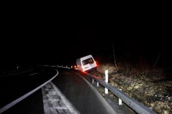 Selbstunfall auf der Autobahn