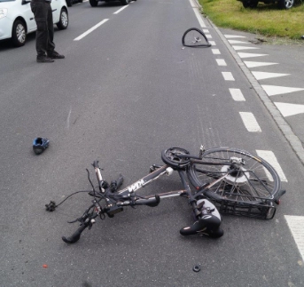 Unfallstelle Hünenberg