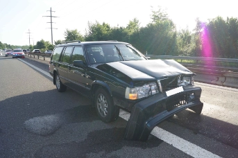 Auffahrkollision führt zu Verkehrsbehinderungen