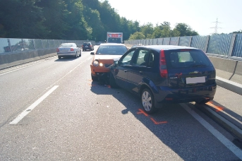Frontalkollision auf der Lorzentobelbrücke