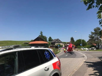 Fussgängerin angefahren und lebensbedrohlich verletzt