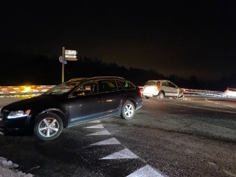 Verkehrsunfall im Morgenverkehr