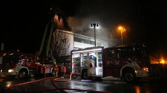 Wohnung durch Brand beschädigt