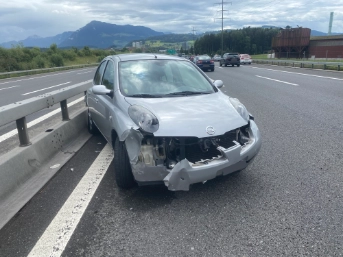Unfall auf der Autobahn