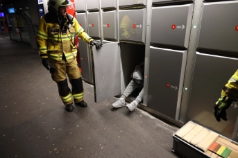 Von Freunden eingesperrt - durch Feuerwehr befreit